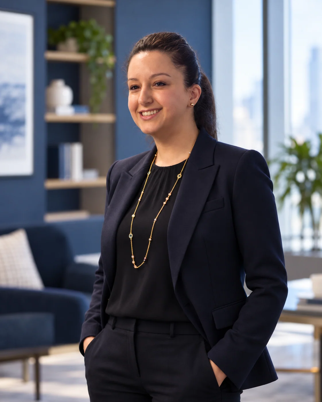 AI-created executive portrait of Shadi Yazdan